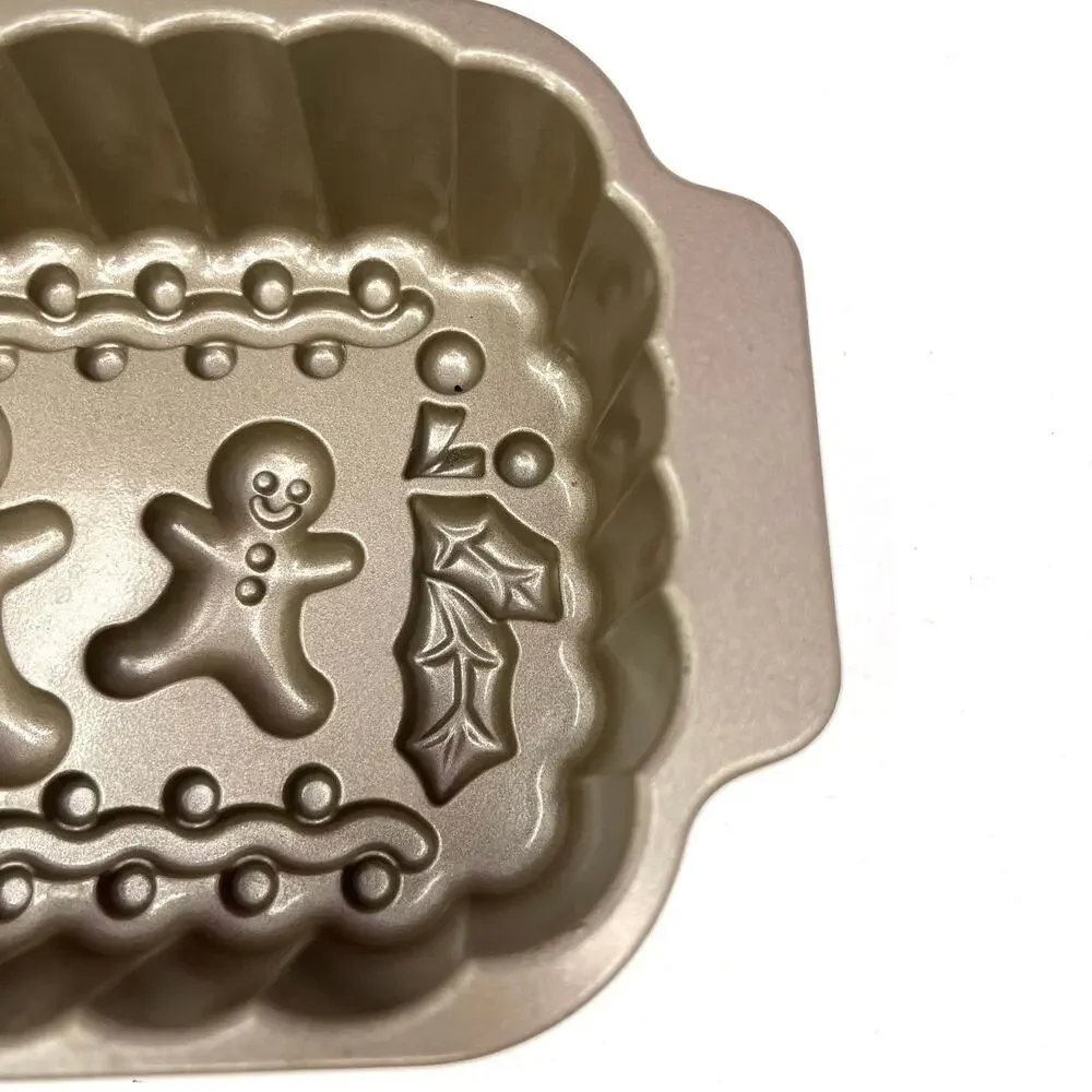Nordic Ware Gingerbread Loaf Pan 1 Pound Nonstick Cast Aluminum USA